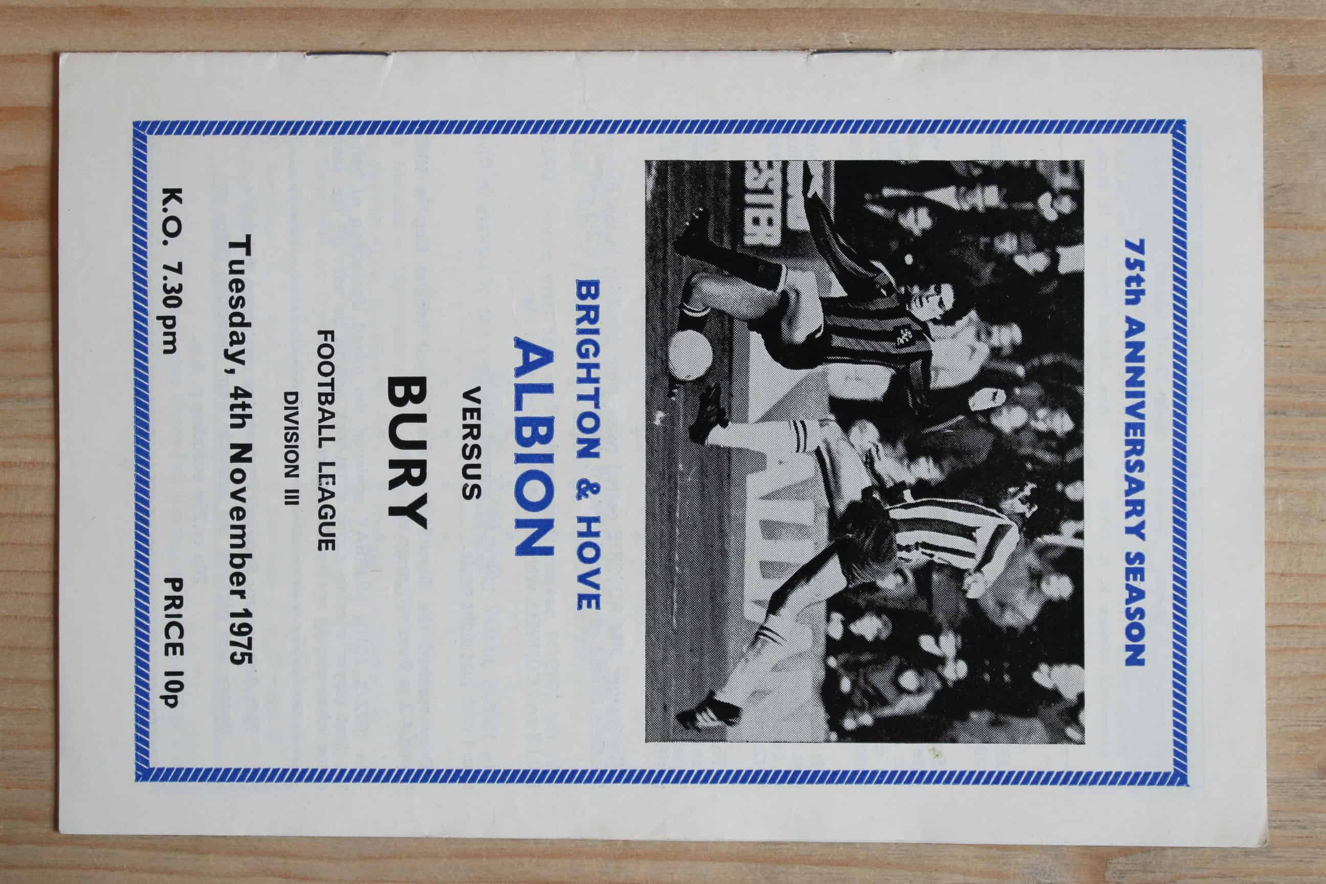 Brighton & Hove Albion FC v Bury FC